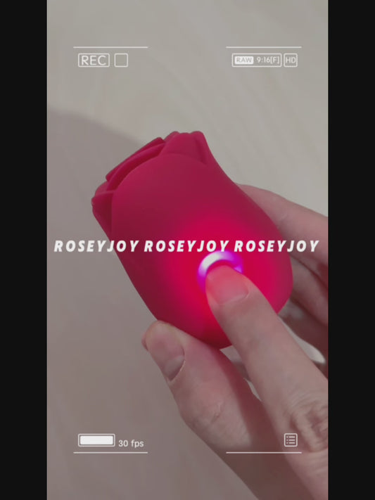 2025 Upgrated Rose Toy for Women: 3-In-1 Rose Vibrator  Clitoral Nipple Stimulator With Quiet 6 Sucking, Licking & Vibrating Functions，Pleasure Adult Toy for Her
